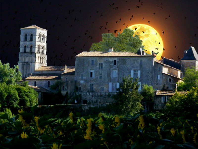 Chateau Des Blasons, France Halloween castle